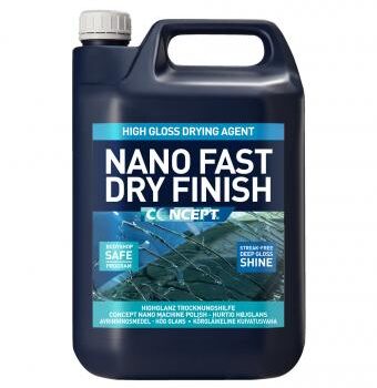 Drying wax, water wax, rinsing wax - NanoDry Fast finish 1:50