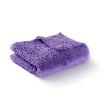 Microfiber cloth - Large with soft edges - 600gsm purple