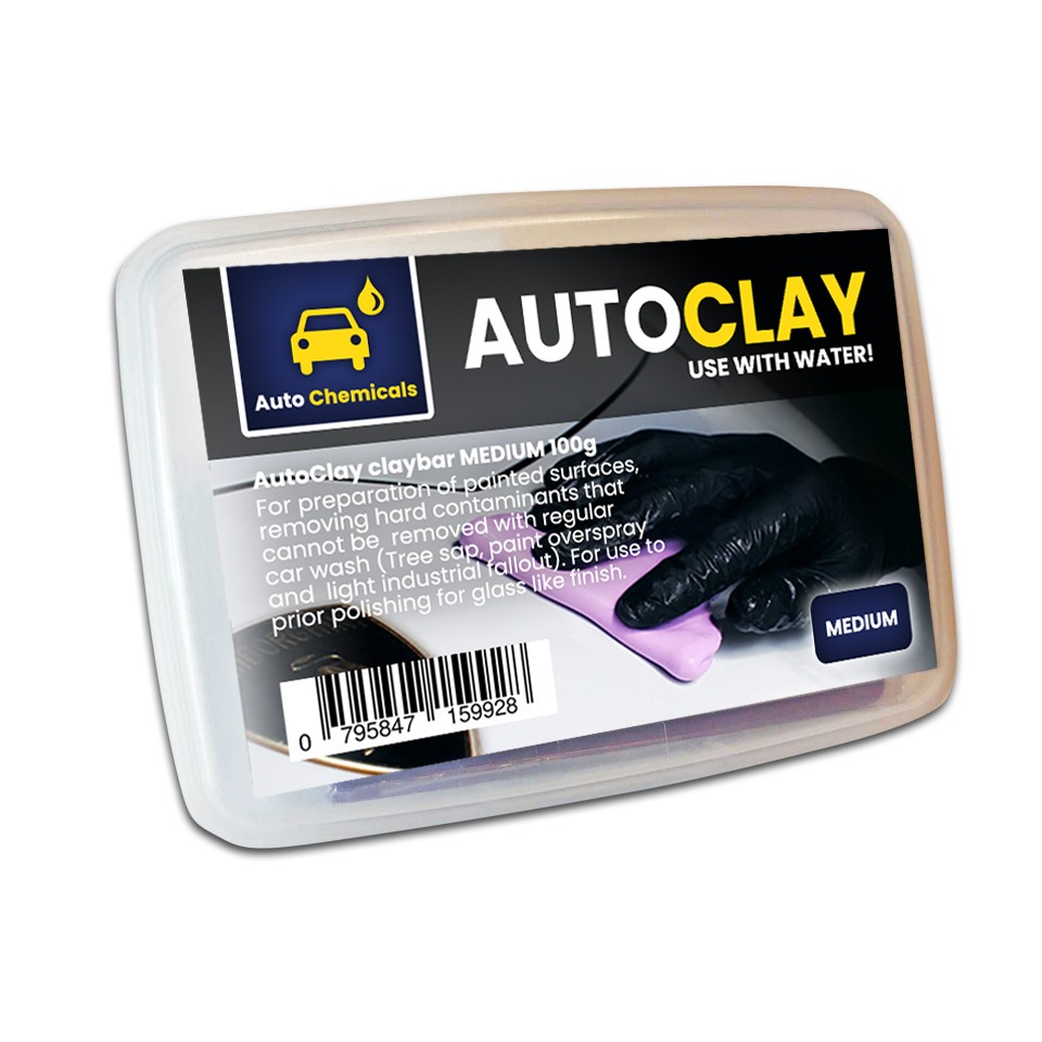 AUTOCLAY CLAYBAR MEDIUM 100g - Car Wash & Detailing chemicals